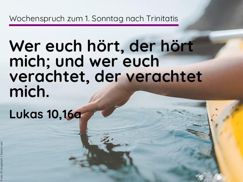 1. Sonntag nach Trinitatis