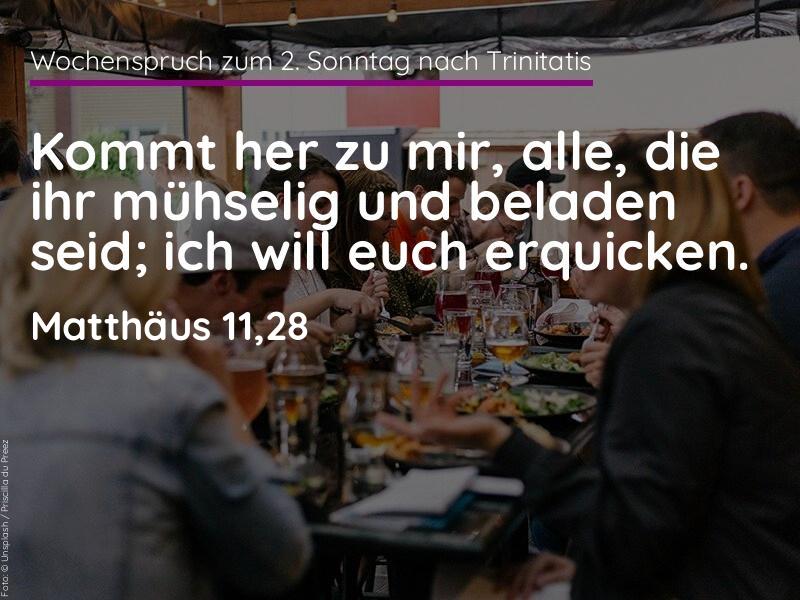 2. Sonntag nach Trinitatis