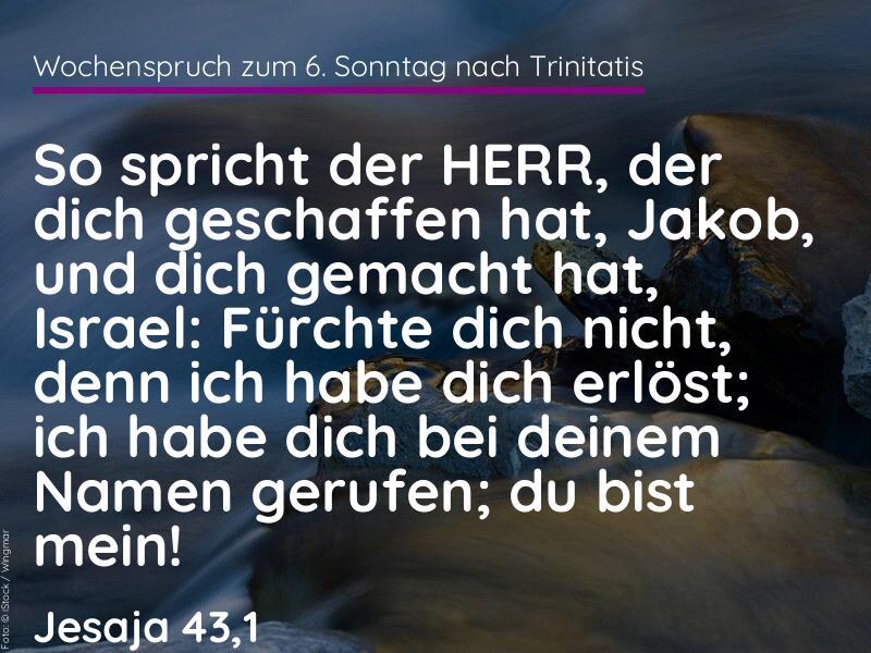 6. Sonntag nach Trinitatis